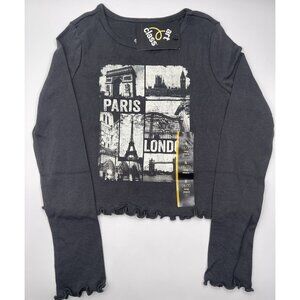 Art Class Paris London Girls Shirt Size 6-7 Long Sleeve